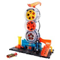 Hot Wheels City Super Loja de Pneus - Mattel