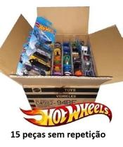 Hot Wheels Com 15 Carrinhos Sortidos Sem Repetidos 2020/21