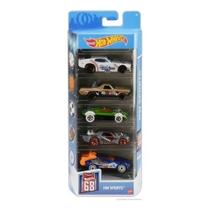 Hot Wheels Conjunto Com 5 Carros Hw Sports - Mattel