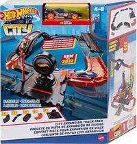 Hot Wheels, Conjunto de Construção de Pista City com 10 peças