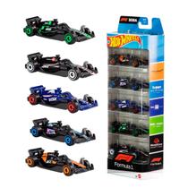 Hot Wheels Die-Cast Pack c/05 Carrinhos Sortidos Fórmula 1