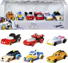 Hot Wheels Disney Character Carros, 6-Pack 1:64 Escala Toy Ca