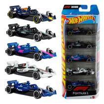 Hot Wheels Edição Formula 1 2025 Pack 5 Carros 1:64 Mattel
