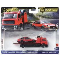 Hot Wheels Equipe de Transporte Toyota AE86 Sprinter Trueno Fleet Street Mattel FLF56