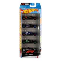 Hot Wheels F1 5-pack 2025 Escala 1:64 Fórmula 1 Azul