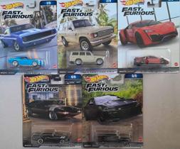 Hot Wheels Fast &amp Furious - Set Completo (5 miniaturas Velozes e Furiosos)