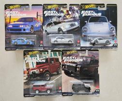 Hot Wheels Fast &amp Furious - Set Completo (5 miniaturas Velozes e Furiosos)