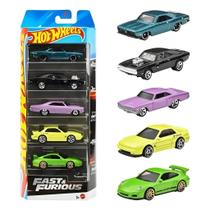 Hot Wheels Fast Furious Pack De 5 velozes E Furiosos Hot Wheels