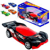Hot Wheels Fast Racer Carrinho De Fricção Emite Som De Motor E Luz Para Crianças Hot Wheels Fast Racer Carrinho De Fricção Emite Som De Motor E Luz Para Crianças