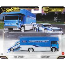Hot Wheels - Ford Capri GR5 & Fleet Flyer - Team Transport - JHX89 Hot Wheels - Ford Capri GR5 & Fleet Flyer - Team Transport - JHX89