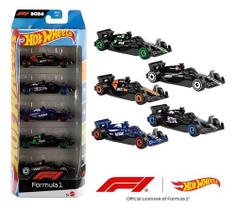 Hot Wheels Formula 1 - 5 Pack Conjunto Com 5 F1 2025