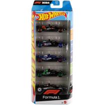 Hot Wheels Formula 1 Pack5 Conjunto Com 5 F1 Original Mattel