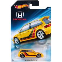 Hot Wheels Honda Civic EF Amarelo 1990 - Série Lançamento 2018