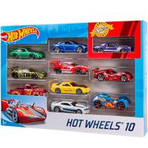 Hot Wheels Kit com 10 Carrinhos Sortidos Mattel
