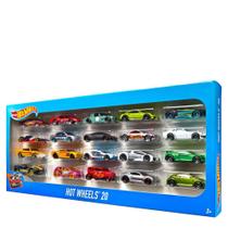 Hot Wheels Kit Com 20 Carrinhos Sortido Original - Mattel