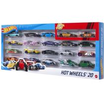 Hot Wheels Kit com 20 Carrinhos Sortidos Mattel
