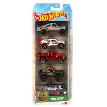 Hot Wheels Kit Com 5 Carrinhos Mud Studs