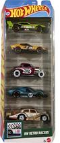 Hot Wheels Kit Com 5 Carrinhos Retro Racers Hot Wheels Kit Com 5 Carrinhos Retro Racers