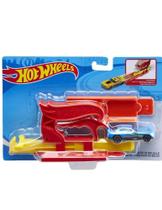 Hot Wheels Lançador Básico Vermelho Com CarrO - Mattel (43205) Hot Wheels Lançador Básico Vermelho Com CarrO - Mattel (43205)