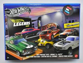 Hot wheels - legends tour - pack 6 carros - 2025