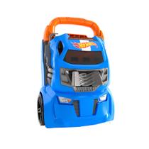 Hot wheels - maleta lançadora - 20 veículos
