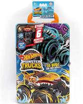 Hot wheels - maleta monster truck