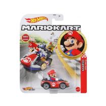 Hot Wheels Mario Kart 1:64 Mario - Mattel Hot Wheels Mario Kart 1:64 Mario - Mattel