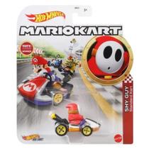 Hot Wheels Mario Kart Carrinho 1/64 Original GBG25 Shy Guy Standard Kart