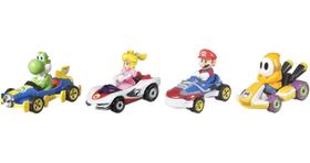 Hot Wheels Mario Kart - Pacote com 4 Veículos + 1 Exclusivo