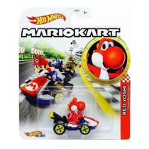 Hot Wheels Mario Kart Red Yoshi 1/64 Mattel GBG25
