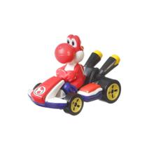 Hot Wheels Mario Kart Red Yoshi (vermelho) Standard - GPD90 - Mattel
