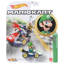 Hot Wheels Mattel Mario Kart Luigi Standard Kart Hot Wheels Mattel Mario Kart Luigi Standard Kart