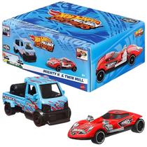 Hot Wheels Mattel Pull-Back Speeders À Fricção Mighty K & Twin Mill (Pacote com 2)