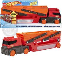 Hot Wheels Mega Caminhão Cegonha de Transporte Mattel