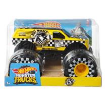 Hot Wheels Monster Truck 1:24 Escala Veículo de Táxi com Rodas Gigantes para Crianças de 3 a 8 anos Grandes Caminhões de Brinquedo grande escalas