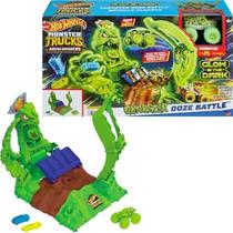 Hot Wheels Monster Truck Arena Demolição Brilha HPN72 Mattel