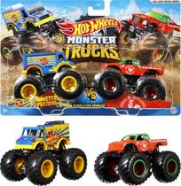 Hot Wheels Monster Truck com 2 carros Mattel FYJ64 Hot Wheels Monster Truck com 2 carros Mattel FYJ64
