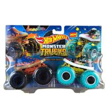 Hot Wheels Monster Truck Pack C/ 2 Carrinhos Mattel