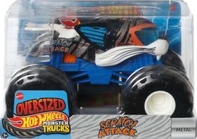 Hot Wheels Monster Trucks 1:24 Scratch Attack Jcc92 - Mattel Hot Wheels Monster Trucks 1:24 Scratch Attack Jcc92 - Mattel