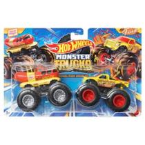 Hot Wheels Monster Trucks 1:64 pack com 2