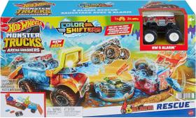 Hot Wheels - Monster Trucks - Arena Smashers - 5 Alarm Rescu - Mattel