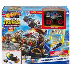 Hot Wheels Monster Trucks Arena Smashers Smash Race Challenge