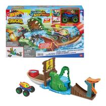 Hot Wheels Monster Trucks Ataque Crocodilo Faminto Hgv14