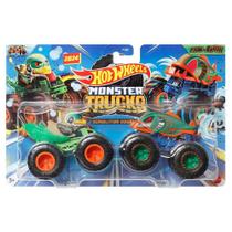 Hot Wheels Monster Trucks Duck Roll VS Piran ahhhh - Mattel