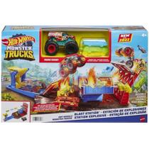 Hot Wheels Monster Trucks Estação de Explosão - Mattel HFB12