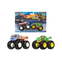 Hot Wheels Monster Trucks Pack 2u Lil' Haulin 64 x Totaled