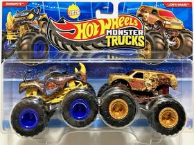 Hot Wheels Monster Trucks Rhinomite vs Lion's Share 2-Pack Hot Wheels Monster Trucks Rhinomite vs Lion's Share 2-Pack