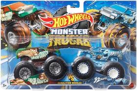 Hot Wheels Monster Trucks Smash Squatsh com 2 - Mattel (38869)