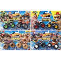 Hot Wheels Monster TRUCKS Veículo Escala 1:64 2-PACK - Blister com 02 Unidades