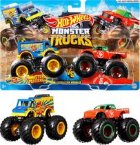 Hot Wheels Monster Trucks Veículo Escala 1:64 com 02 unidades Sortidas Mattel Hot Wheels Monster Trucks Veículo Escala 1:64 com 02 unidades Sortidas Mattel